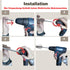 3Pcs Hand Mixer - Stainless Steel Kitchen Mixer Handheld Attachments Set 7.5inch for Electric Drill, Dishwasher Safe (1