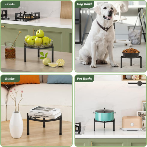 5-Pack Metal Plant Stands, Anti-Rust Iron Flower Pot Stand Plant Pot Shelf for Multiple Plant Decoration Racks for Home