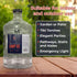 1 Gallon Odorless & Smokeless Lamp Oil for Indoor Use, Pure & Clear Liquid Paraffin Oil Lamp Fuel