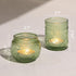 12pcs Assorted Green Votive Candle Holders for Wedding Table Decorations, Glass Tea Lights Candle Holder for Bridal