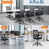 Ergonomic Office Chair, Home Desk Task Mesh Computer Chair with Lumbar Support, Adjustable Rolling Swivel