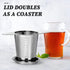 Extra Fine 18/8 Stainless Steel Tea Infuser Mesh Strainer with Double Handles for Steeping Loose Leaf Tea