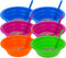 Arrow Home Products Sip-A-Bowl Set, 22oz, 6pk - BPA Free Straw Bowls for Kids, Made in the USA, Blue, Pink, Green,
