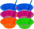 Arrow Home Products Sip-A-Bowl Set, 22oz, 6pk - BPA Free Straw Bowls for Kids, Made in the USA, Blue, Pink, Green,
