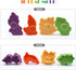 Cake Leaves Baking Pie Crust Cutters, Set of 4, Random Color