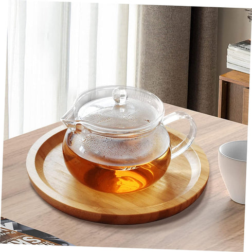 UPKOCH Tea Infuser Portable Heater Filter Teapot Clear Tea Kettle Flower Teapot Japanese-style Transparent Glass Portable Stove Loose Leaf Tea Steeper by UPKOCH