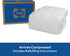 Sealy Luxury Cotton Top Fitted Mattress Pad, King Size, White