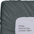 Utopia Bedding Queen Fitted Sheet - Deep Pocket Bottom Sheet - Soft Microfiber - Easy Care - 1 Fitted Sheet Only (Grey)