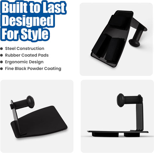EHOMEA2Z 1) Magnetic Paper Towel Holder Heavy Duty Steel Refrigerator Kitchen Fridge Bar Grill BBQ RV (Black