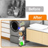 3 Tier Slim Rolling Storage Cart with Wheels for Small Space,Clear Modern Design Slim Utility Cart Suitable as Bathroom