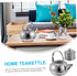 1pc Metal Tea Kettle with Infuser, Stainless Steel Pot Filter Screen for Coffee