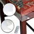 LAMINET Deluxe Heavy-Duty Waterproof Chair Seat Protector - Removable Crystal-Clear Plastic Adjustable, Fits Up to 21
