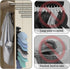 G GENLEAS 2 Pack Hat Organizer for Baseball Caps, Wall Rack with Strong Adhesive, Black