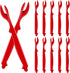 12Pcs Crab Legs Crackers, Crab Tools Set Crackers Picks Tools for Lobster,