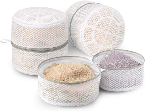 3Pcs Durable Honeycomb Mesh Laundry Bags, Large Lingerie Wash Bag 8 x 8 x 8 Inches for Delicates