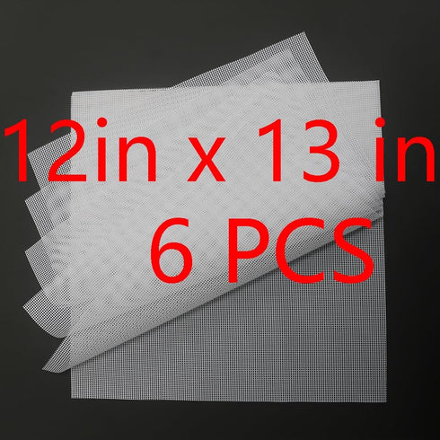 Silicone Mesh Dehydrator Sheets for COSORI, 6pcs 12 x 13 inch, Compatible with Chefman and Magic Mill
