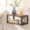 Floating Nightstand, Wood Bedside Shelf Wall Mounted Nightstand with Heavy-Duty Frame, Floating