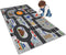 KEBEXXY Kids Rug Play Mat Great for Playing with Cars and Toys,Educational Kid