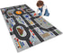 KEBEXXY Kids Rug Play Mat Great for Playing with Cars and Toys,Educational Kid