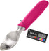 BALCI Heavy Duty Ice Cream Scoop, Stainless Steel Ice Cream Scooper with Non-Slip Rubber Grip, Pink