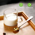 Set 2, 4 OZ Qipecedm Espresso Cups of Double Spouts Cups, Shot Glasses, Milk Cup with Handle, Clear Glass, Espresso