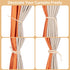 Set 2 Wood Bead Curtain Tiebacks, KLOGTSIND of Curtain Holdbacks for Thin or Thick Window Draperies, Boho Farmhouse