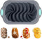Silicone Bread Loaf Pan, Non-Stick Food Grade Baking Mold with Metal Reinforced Frame for Strength