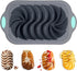 Silicone Bread Loaf Pan, Non-Stick Food Grade Baking Mold with Metal Reinforced Frame for Strength