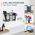 Hair Tool Organizer, 3 in 1 Metal Bathroom Blow Dryer Holder, Wall Mount for Flat Iron, Curling Iron, Straightener,
