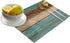 Vandarllin Placemats Set of 6, Retro Rustic Wood Texture, Washable Polyester Stain Resistant Table Mats for Dining