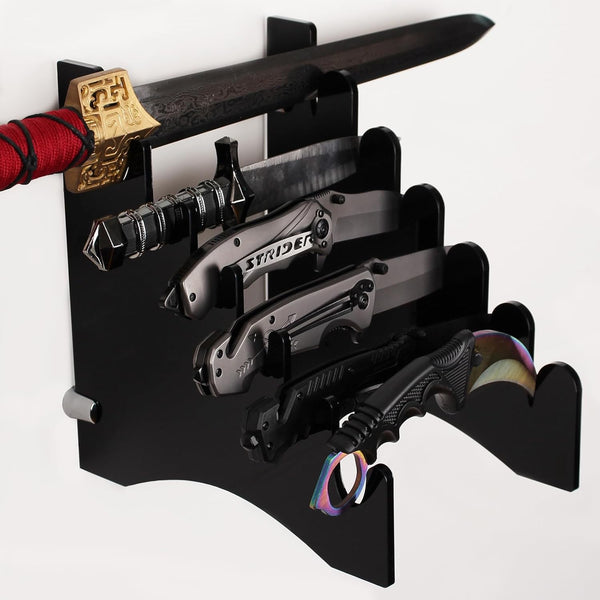 Knife Rack Display Stand, Wall Mount Acrylic Knife Rack, Knife Rack Storage, Knife Rack Display