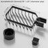 LONIN Sponge Holder Over Faucet Kitchen Sink Caddy Organizer, Stainless Steel Detachable Hanging Faucet Drain Rack