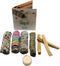 Smudge Kit Spiritual Set - White Sage, Cedar, 7 Chakra Sage, Palo Santo, Sandalwood Candle for Cleansing & Blessing