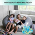 6lbs Shredded Memory Foam Bean Bag Filler, Soft and Convenient Bean Bag Filling Pillow Stuffing for Beanbag, Couch