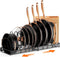 Expandable Pot and Pan Organizer Rack - Space-Saving Kitchen Cabinet Storage Solution
