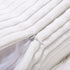 Home Brilliant Striped Corduroy Pillow Cover, 24x24 Euro Throw Pillow Sham for Spring Decor