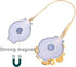 Cosmos Curtain Tieback Flower Clips Buckle Holder with Artificial Crystal and Stretchable Wire Rope (Golden Tone)