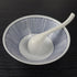 Asian Soup Spoon Set of 4, Ceramic Ramen Spoons, Long Handle for Dumpling, Pho, Noodles
