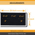 Brtex Server Aprons with 5 Pockets (2 Pack) - Commercial Grade Black Waist Aprons for Women Men, Restaurants Cafes Bars