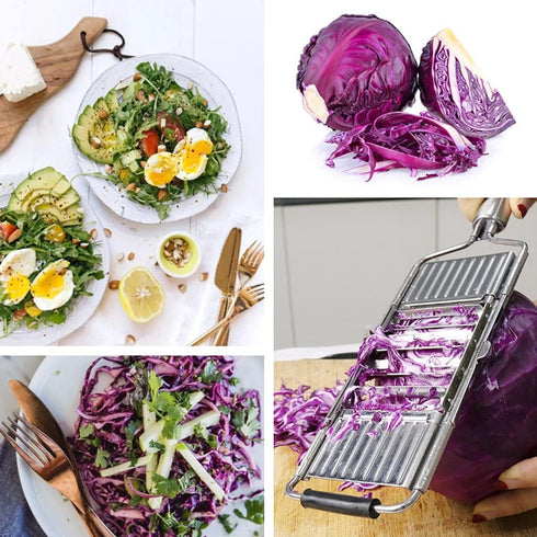 Ubrand 4 in 1 Multifunctional Vegetable Slicer, Cheese Grater, Potato Grater, Peeler Kitchen Tool for Salad, Fries,