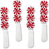 Supreme Housewares Peppermint Candy Cheese Spreaders, Hand-Painted Resin Handles with Stainless Steel