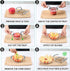 4.72 Inch 12 -304 AUBENR Extra Large Apple Slicer with Blades - Professional Heavy Duty Apple Cutter Stainless Steel