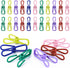 30pcs Chip Clips, 2.2 Inch Bag Clips, Small Metal Clothes Pins, Colored
