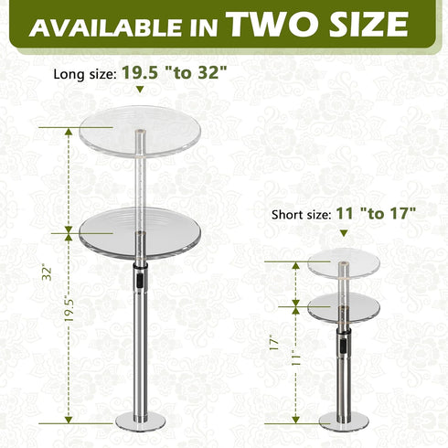 Hazztoll 19.5-32'' (6 810 Adjustable Plant Risers for Inside Pot, Planter Insert for Large Container, Rise Filler Riser
