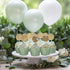 Whaline 200Pcs Sage Green Tulip Cupcake Liners, Baking Cup for Bridal Baby Shower Party Decor