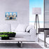 Coastal Wall Art - Nautical Beach Decor Canvas Prints for Bedroom and Living Room, Blue Beach Swimsuit Painting