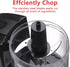 Processor,1.5 Liebe&Lecker Mini Food Cup Mini Chopper for Cutting Vegetable, Garlic,Onion and Meat