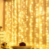 300 8 HOME LIGHTING Window Curtain String Lights, LED Lighting Modes Fairy Copper Light with Remote, USB Powered