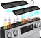 Hydream Stove Top Magnetic Shelf, 30 Inch Over the Stove Spice Rack, Black