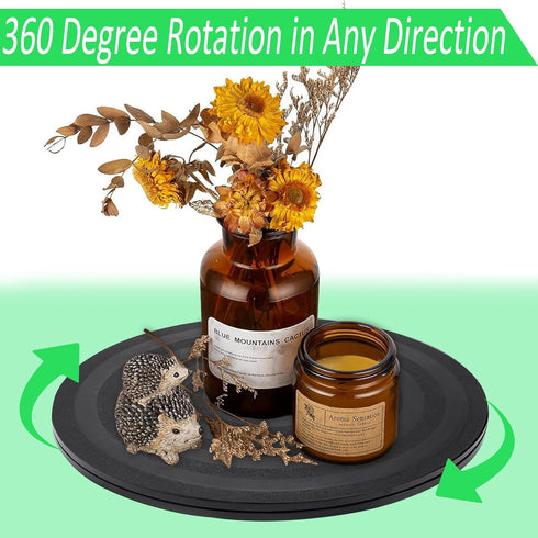 8 inch 360 (1 Cinvo Turntable Rotating Caster Spinner Non Skid Lazy Susan Heavy Duty Rotating Swivel Stand for Model